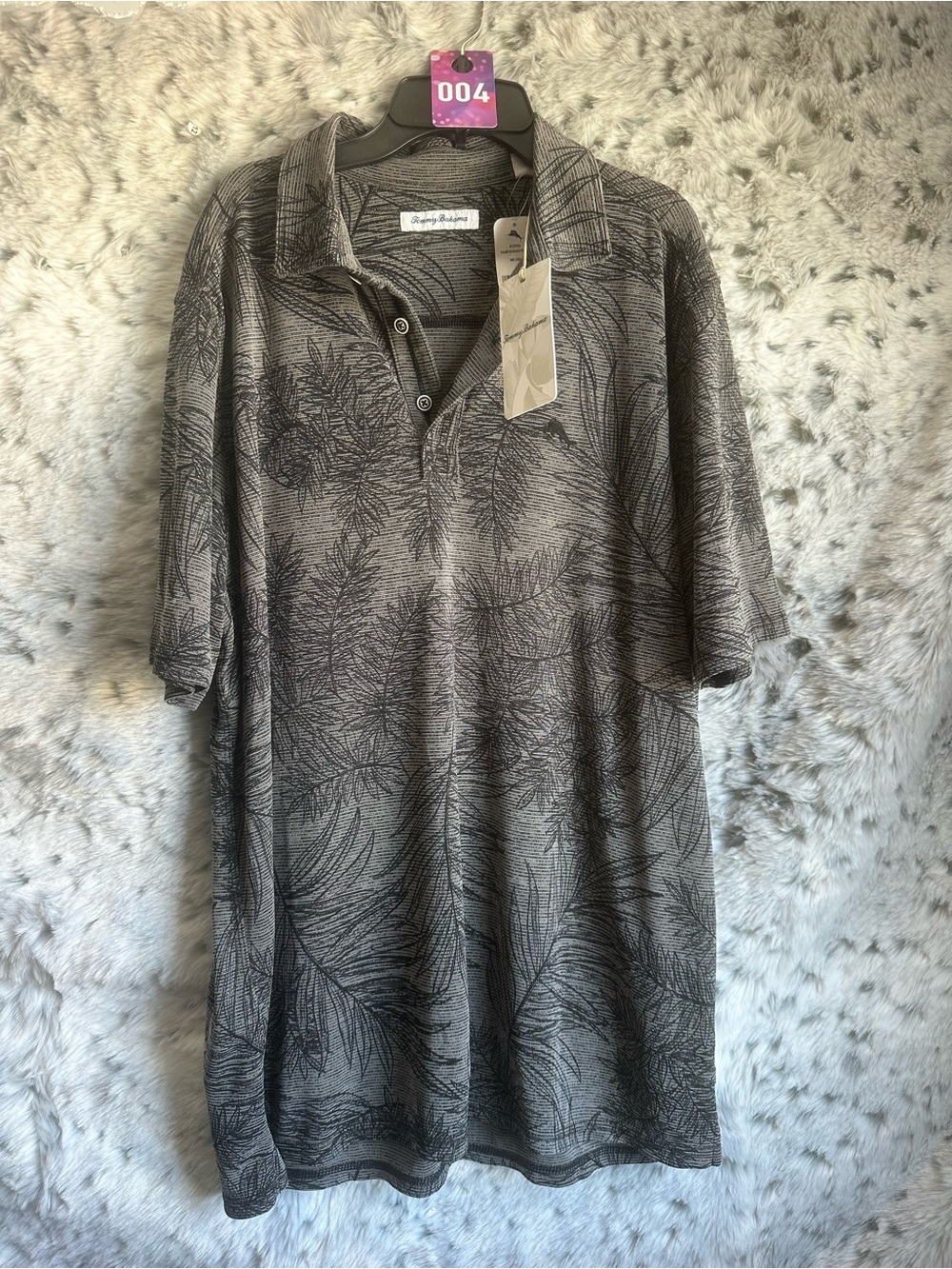 352  Tommy Bahama large tall Men's Palmetto Beach Polo nwt